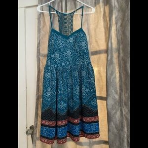 Teal Sundress Crochet Racer Back